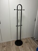 Garderobenständer schwarz Metall 165cm