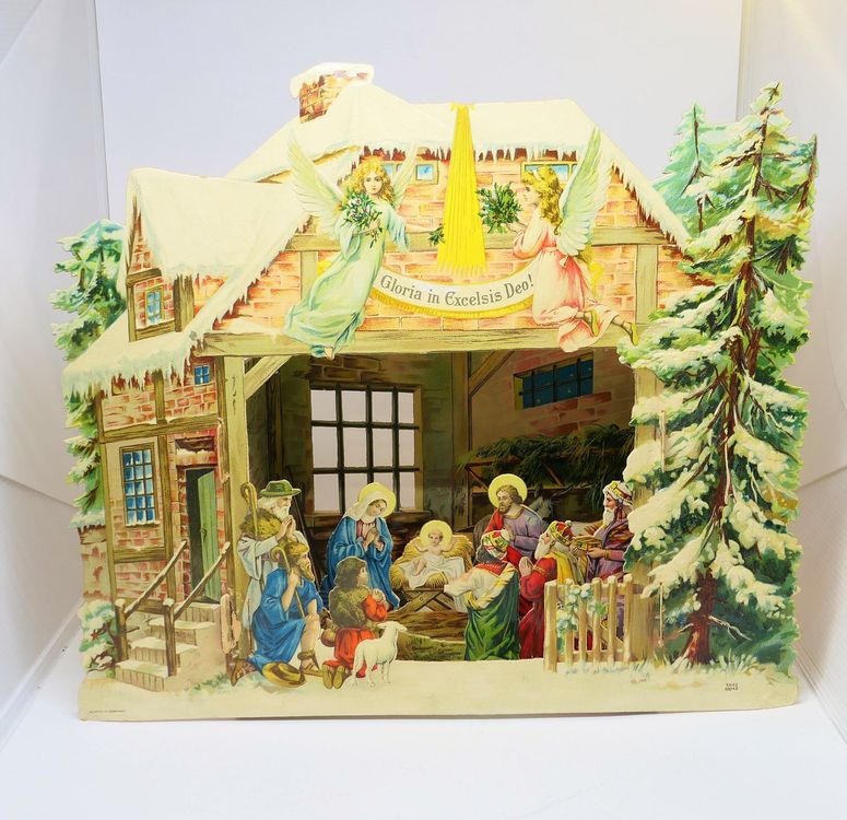 Wuvfojca DIY Paper Nativity Scene 18x12cm 3D Krippe Produktbild-Vorschau 1