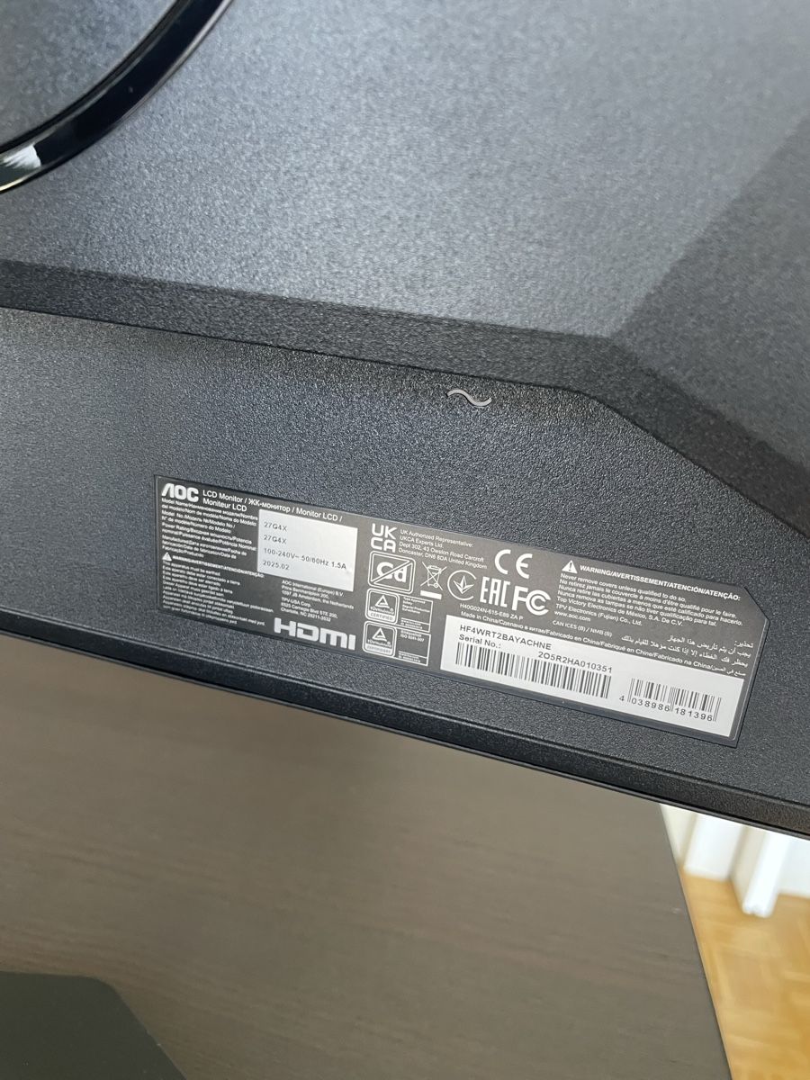 AOC Monitor: Monitor AOC 27 Zoll Full HD – Usato da Zürich venduto da lukaum 1