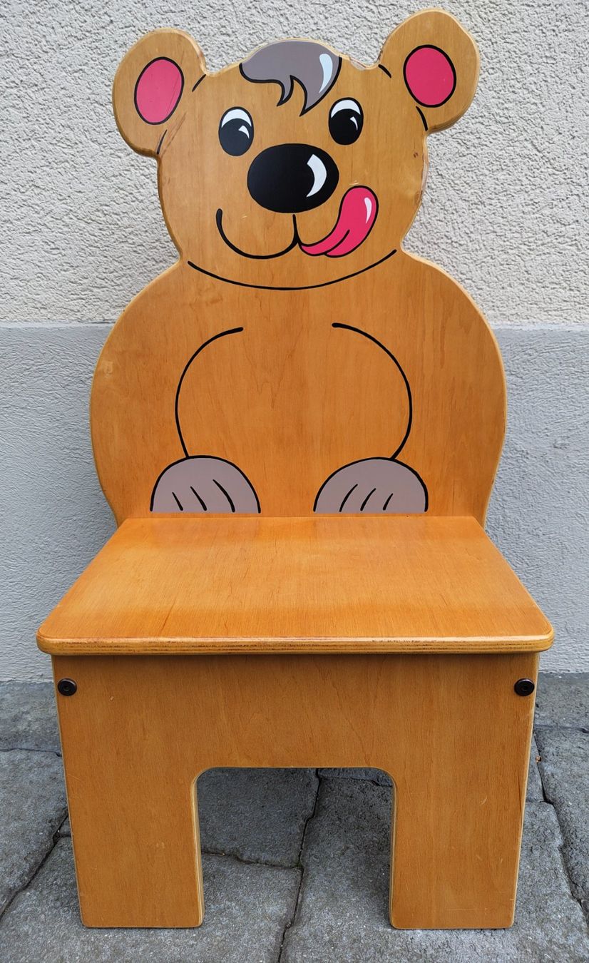 Sedie: Kindermöbel / Stuhl Bär natur – Nuovo (secondo la descrizione) da Stettfurt venduto da deltacharlie1