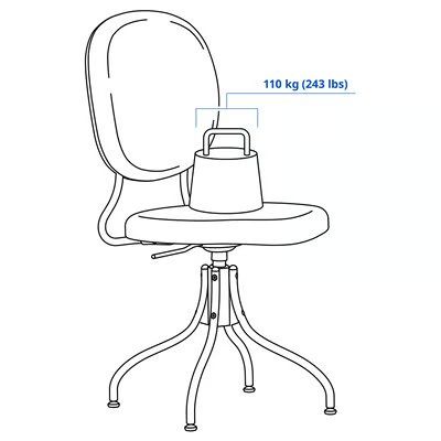 Ikea Sedie: IKEA Drehstuhl BJÖRKBERGET IDEKULLA beige – Nuovo e nell'imballaggio originale da Rothenburg venduto da IKEA_Rothenburg 2