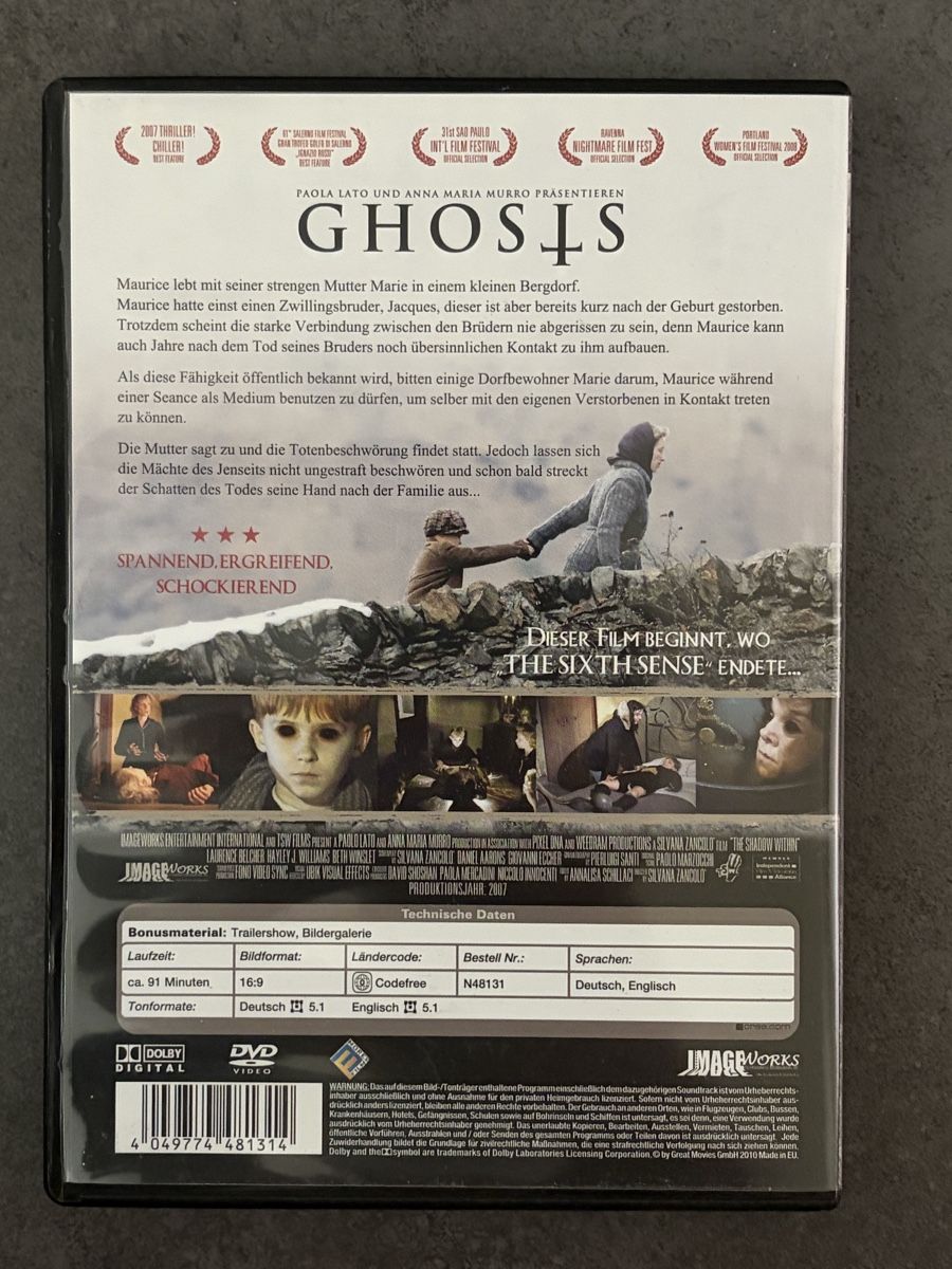 Alle DVDs: GHOSTS - The Shadow within (2007) – Gebraucht aus Inkwil von RetrOhyeah_Schweiz 1