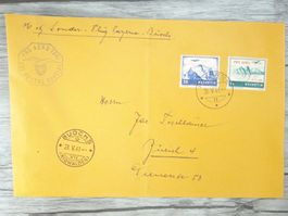TR72 Enveloppe + Timbre Suisse 1941