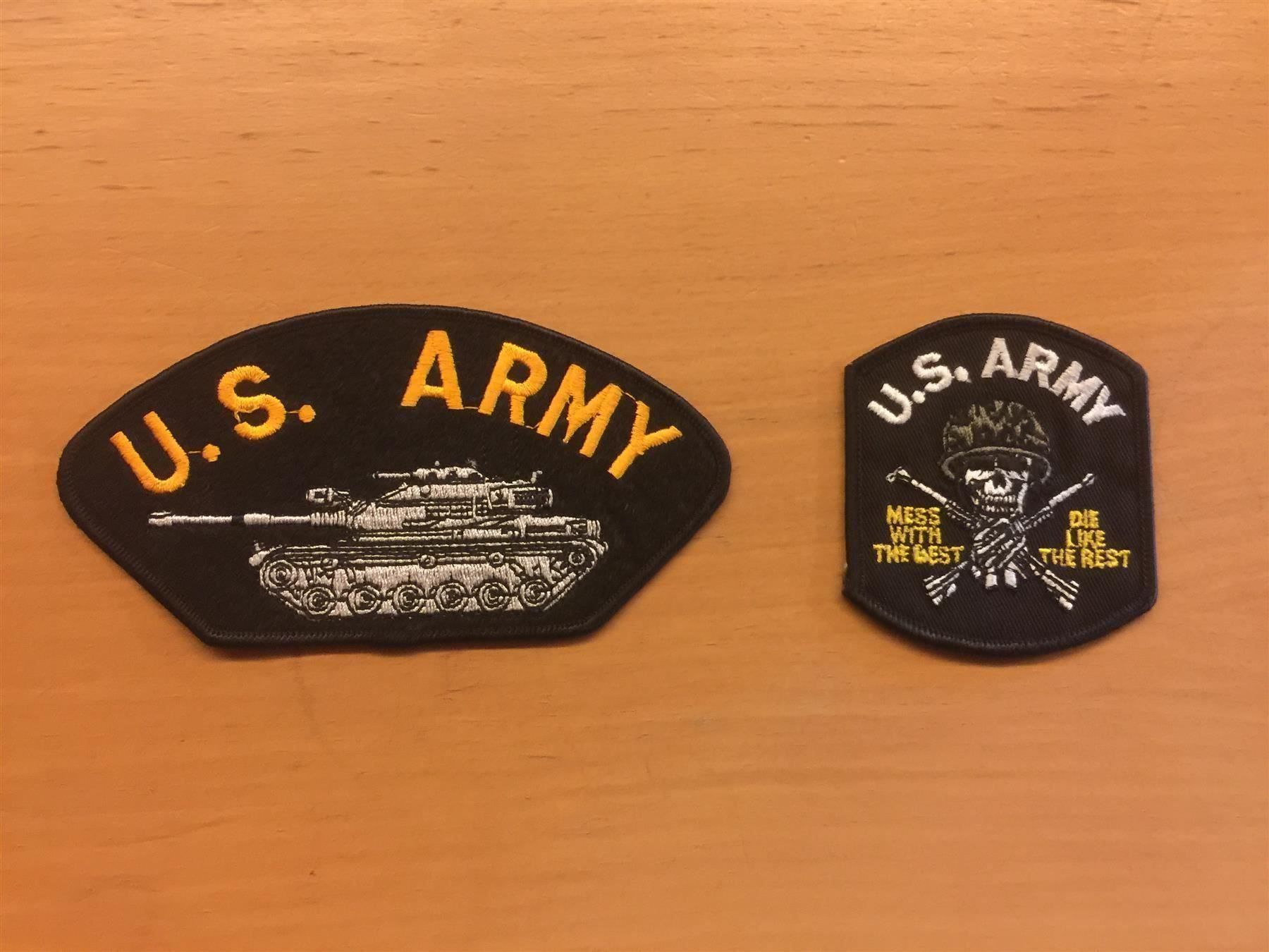 Placchette & Badge: 2 Patches U.S. Army – Usato da Kriens venduto da Meier72
