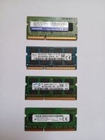 16GB Laptop RAM Bundle (4x 4GB DDR3)  Ungetestet /Defekt 1.-