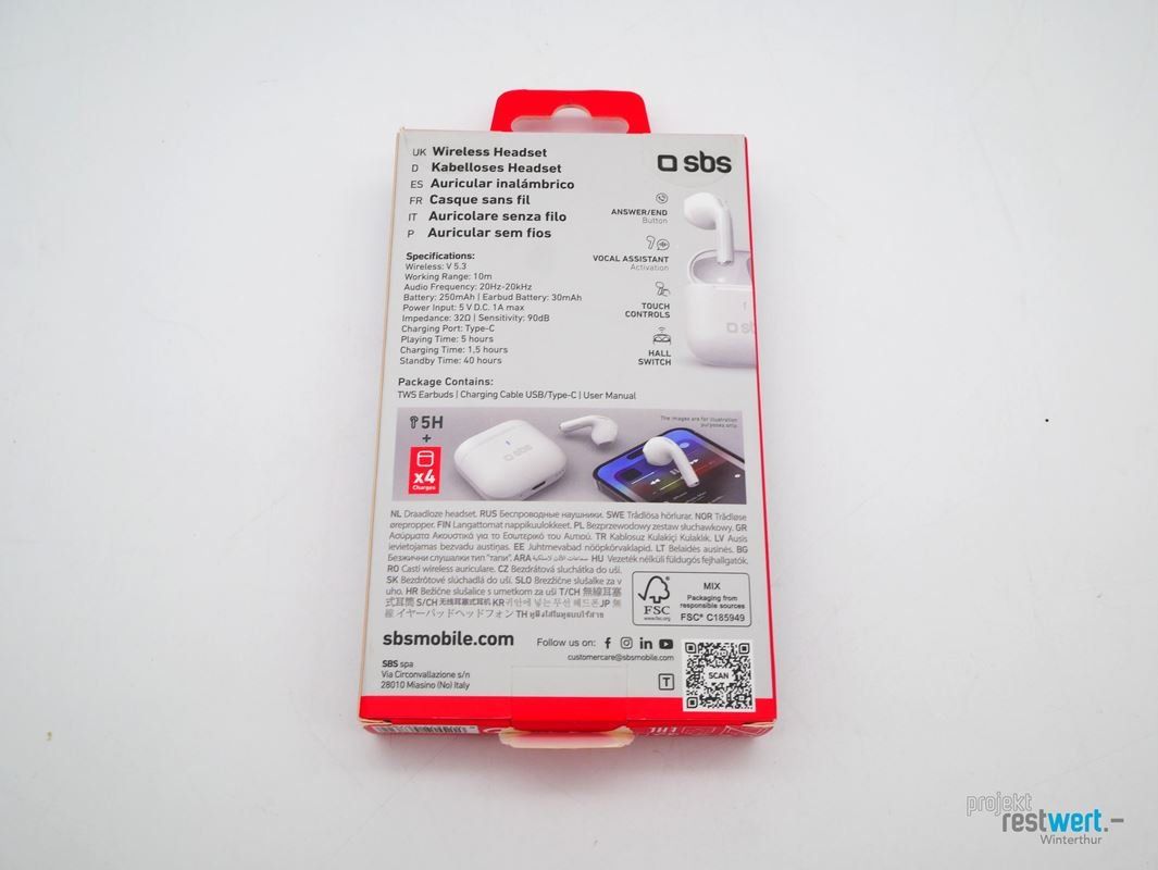 Casques audio: SBS Kopfhörer Bluetooth – Neuf (Voir description) à Winterthur par Restwert_Winterthur 5