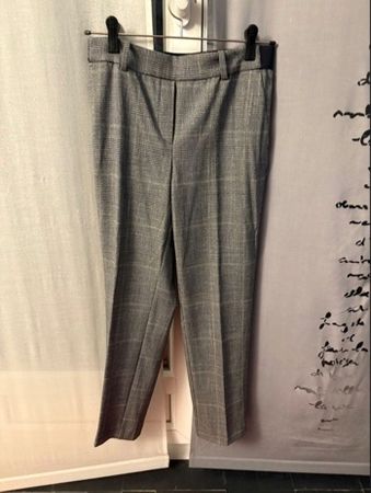 🩶 Pantalon H&M Prince-de-Galles gris – Taille 38