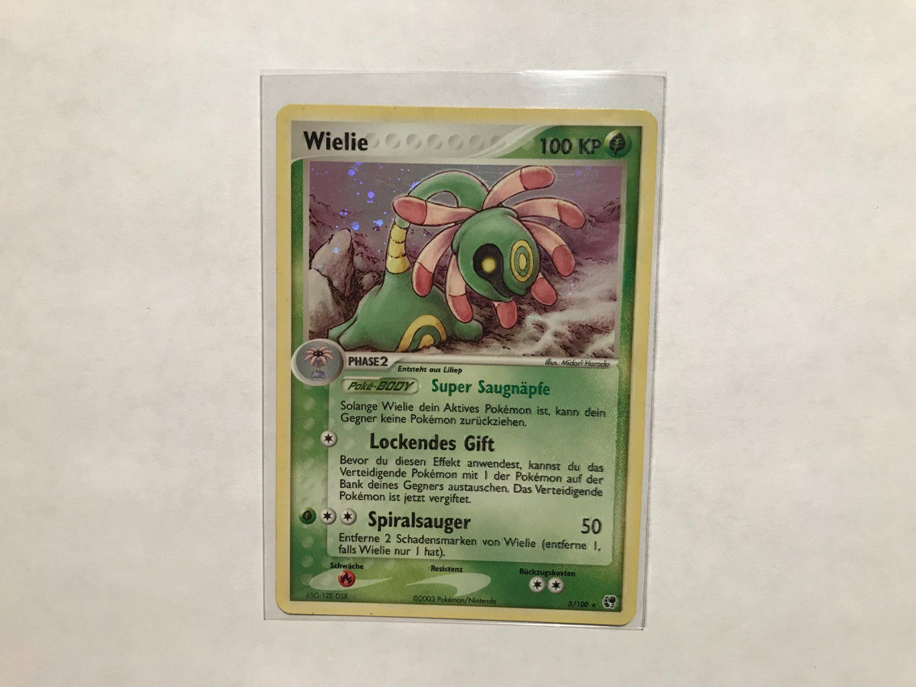 Pokémon Sammelbilder & Trading cards: Wielie holo Ex Sandsturm – Gebraucht aus Hagendorn von Pokecollectorch