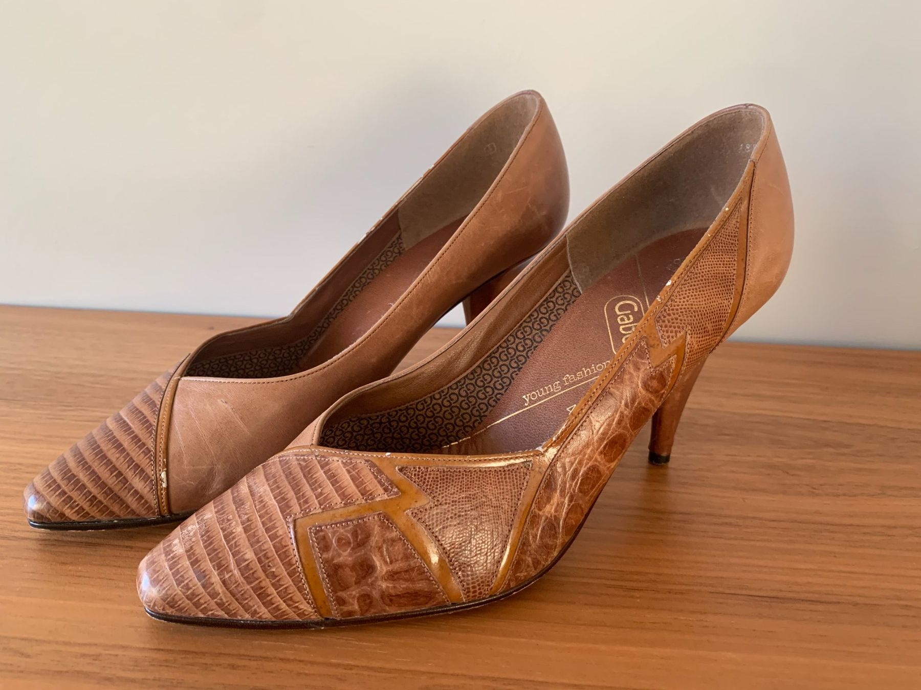 Gabor Scarpe da donna: Schuhe Gaber, echtes Leder Grösse 37 – Usato da Laax GR venduto da wil_66wq
