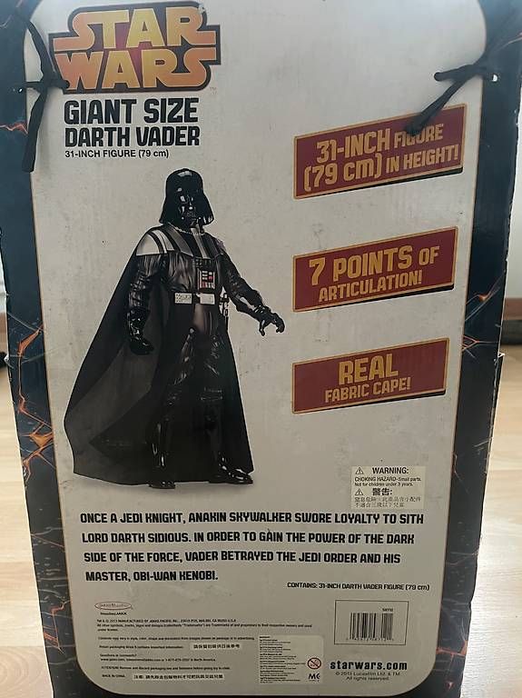 Star Wars Statuette: Star wars Darth Vader 79 cm – Nuovo e nell'imballaggio originale da le locle venduto da caryl 4