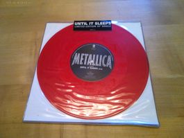 METALLICA Until It Sleeps - 10" Red Vinyl METAL 12 - UK 1996