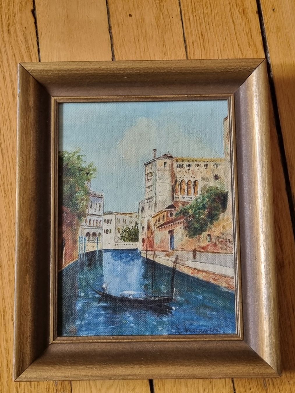 Dipinti: Venedig Gemälde Signiert – Usato da Schaffhausen venduto da Leveron13 6
