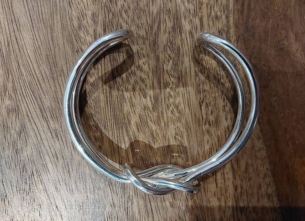 Armbänder & -reifen: Bracelet Rigide "Double Noeud" Argent Massif 925. – Gebraucht aus VÉTROZ von UNIKATYPIK 4