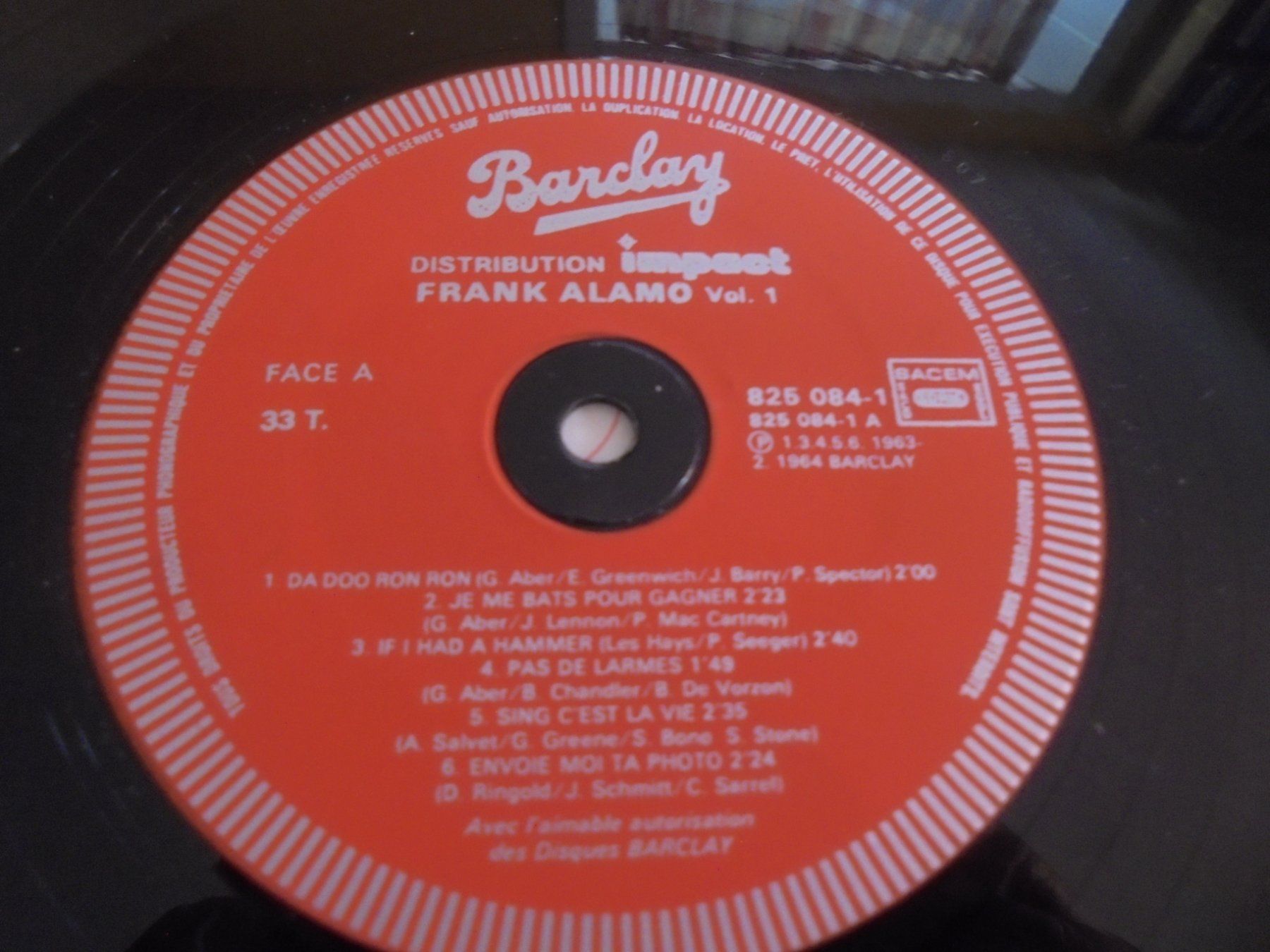 Schallplatten: Frank Alamo " Programme plus, volume 1 " LP France – Gebraucht aus Crissier von Promopost 2