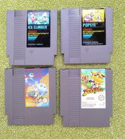 NES Videospiele Ice Climber Popeye Lolo DuckTales