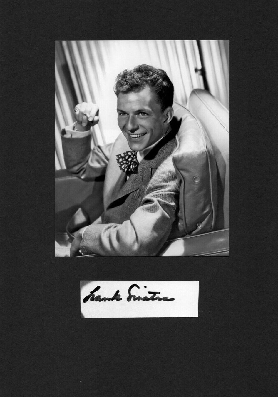 Autogramme: Frank Sinatra PASSPARTOUT ORIGINAL SIGNIERUNG – Gebraucht aus Egg b. Zürich von Dbunny 1
