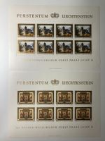 Liechtenstein, Kat. 644-47 Kleinbogen, **