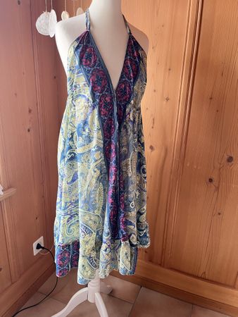  Sommerkleid im Ethno-Look, Gr. M/L, lang. Perfekt!