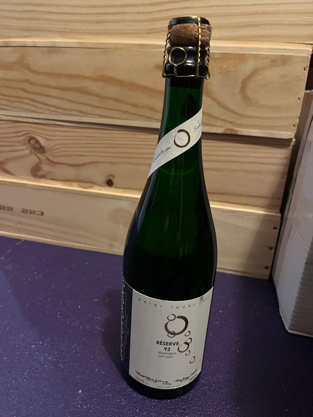 Vino: 1992 Peter Lauer Saar Riesling Sekt Reserve – Nuovo (secondo la descrizione) da Lenzburg venduto da Estrech