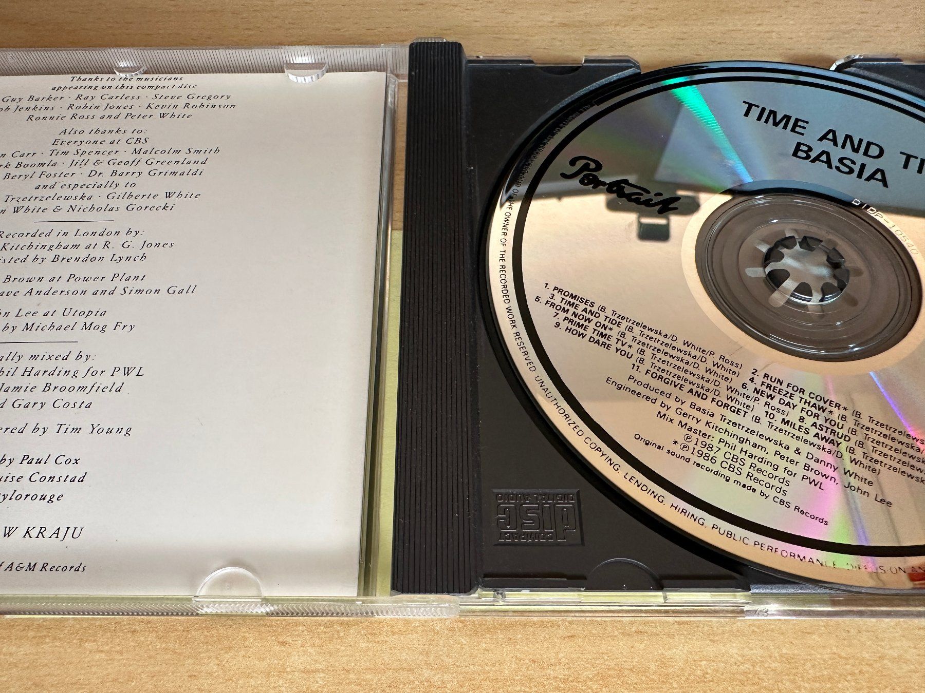 CDs: Basia – Time And Tide – D'occasion à Rikon im Tösstal par Alpenmutz 2