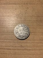 Sehr seltene 2 Schweizer Franken aus Silber Jahrgang 1878
