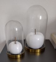 -2- GLASGLOCKE VON IKEA DEKOR