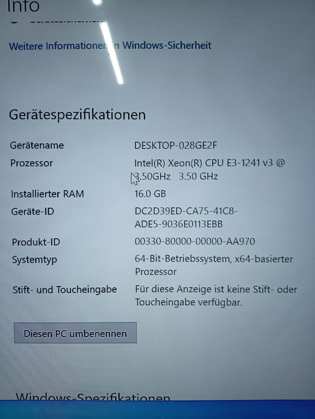Dell PCs: DELL Precision PC - 16 GB Ram ; 256 SSD; Nvidia Quadro 600 – Gebraucht aus Koppigen von connect1 6