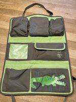 Autoorganizer Lässig grün mit Krokodil (Autositzschutz)