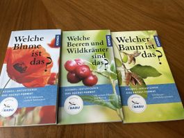 Kosmos Naturführer Pflanzen Bestimmungsbücher, 3 Stück