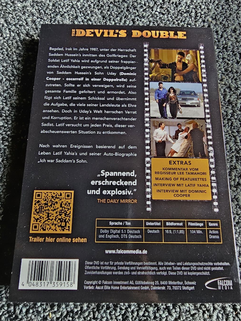 Tutti i DVDs: The Devil's Double (20609) – Usato da Ruswil venduto da jan_bxl5 1