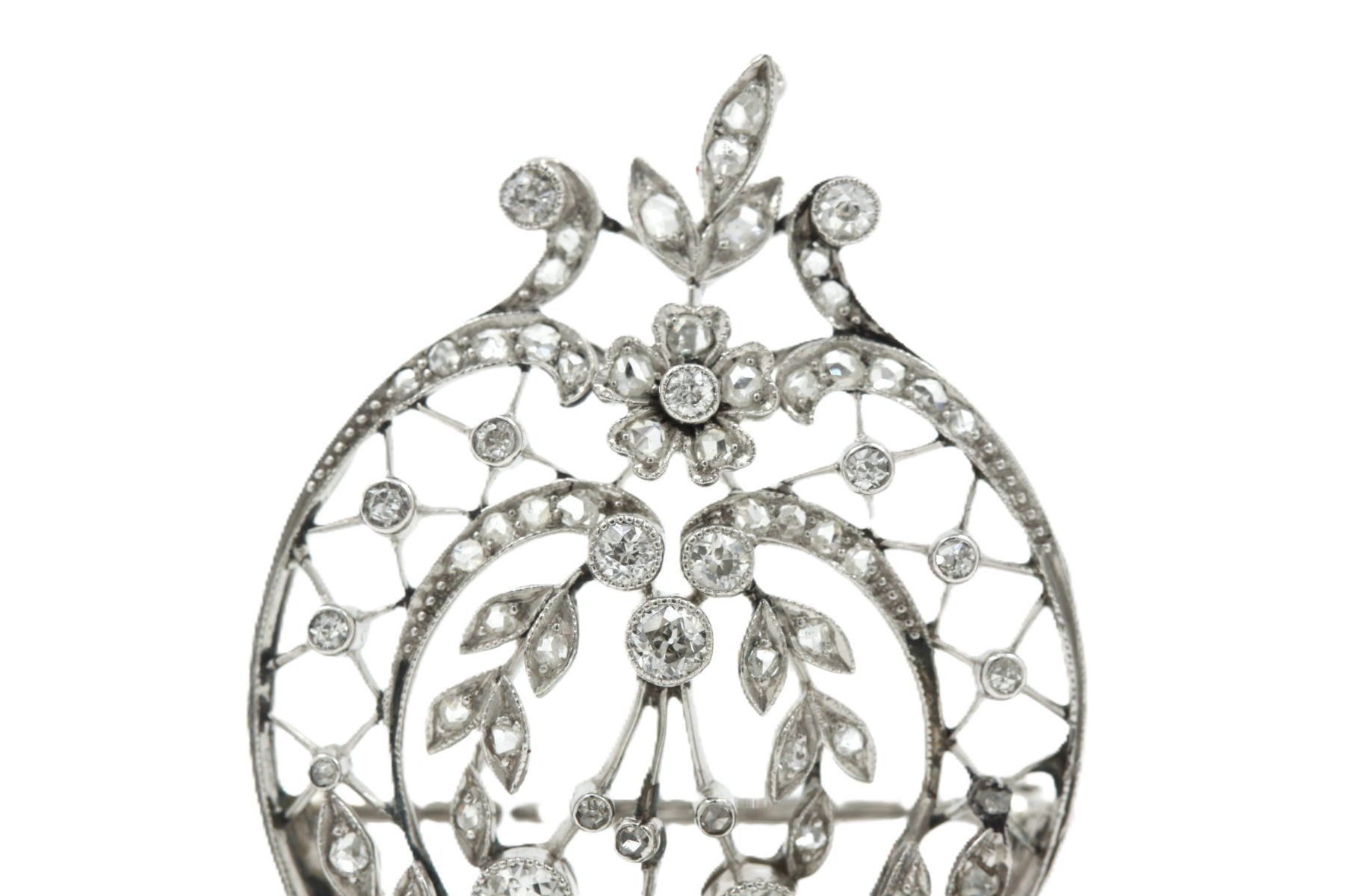 Broschen & Nadeln: Jugendstil Platin Diamant Brosche *S3321 – Gebraucht aus Zürich von luxtrade 2