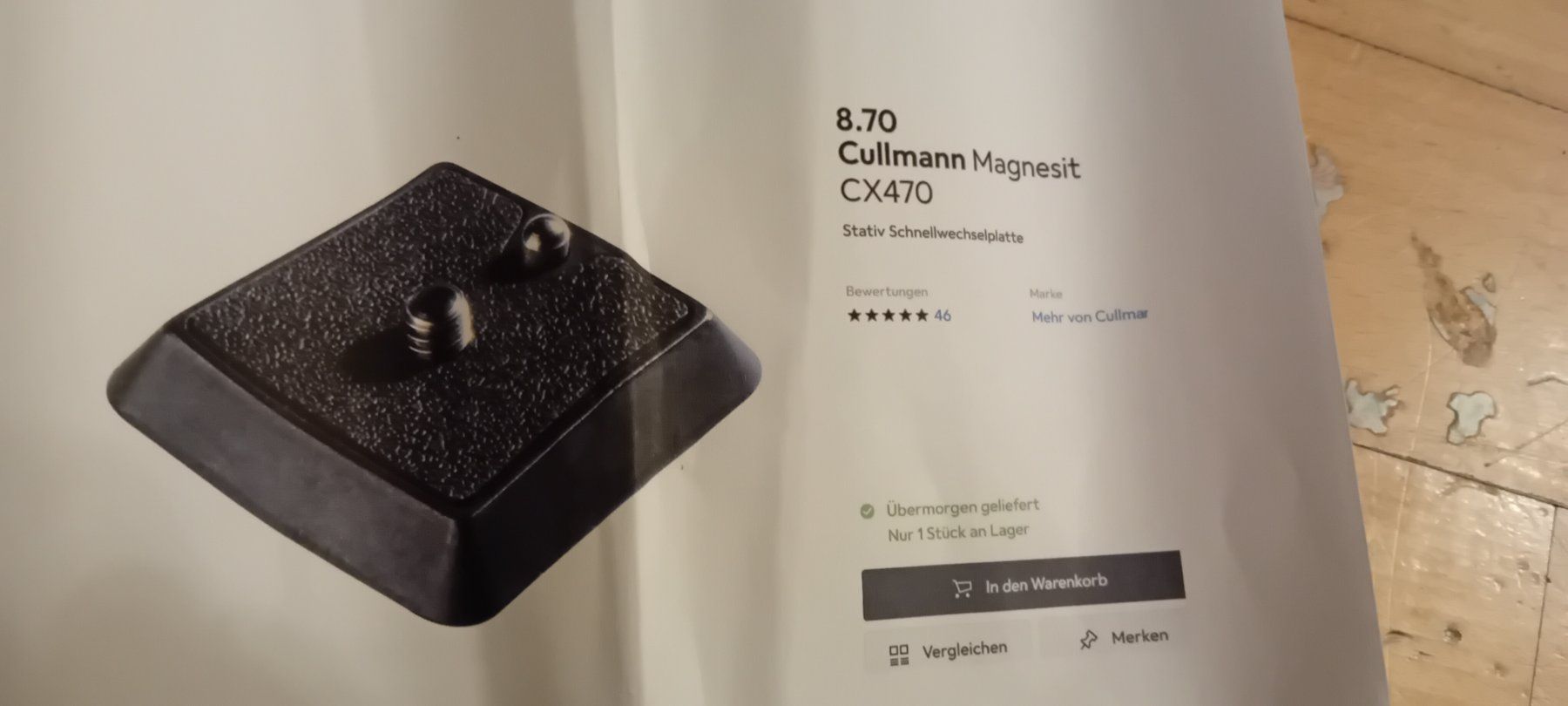 Stative & Köpfe: Cullmann Stativ Nanomax 260 super Zustand – Gebraucht aus Winterthur von Meshkl 5