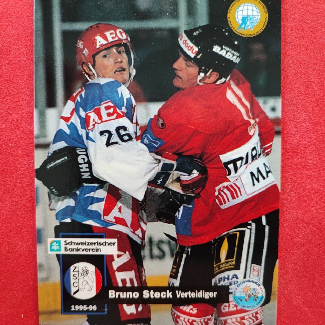 Carte collezionabili: Bruno Steck - ZSC - 1995/96 – Usato da Dübendorf venduto da kb86_MOVIE