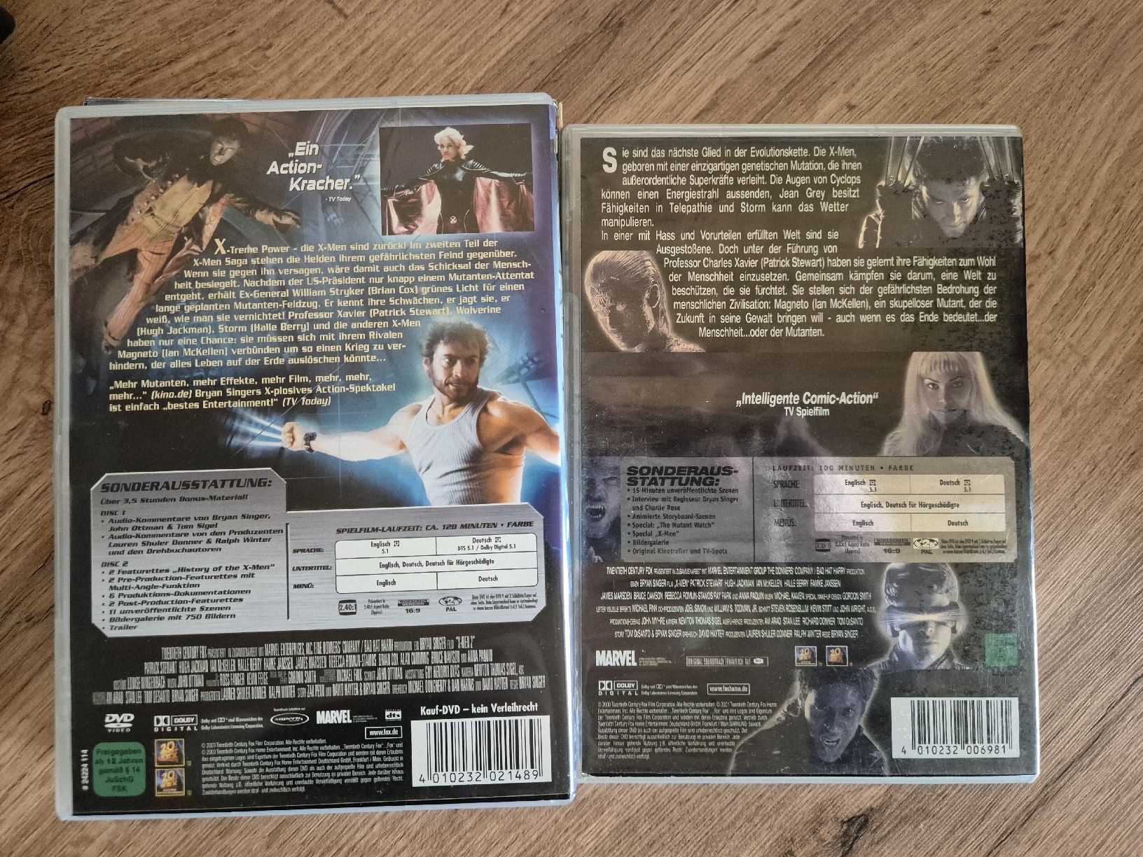 Tutti i DVDs: X-Men 1 & 2 DVD Set – Usato da Berneck venduto da jst_nk6y 1