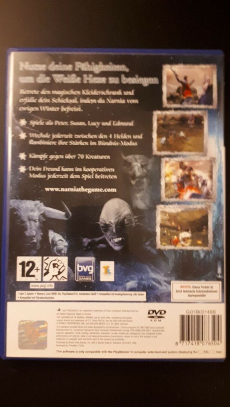 Sony Spiele: Der König von Narnia  (PS-2) – Gebraucht aus St. Gallen von elk2021 2