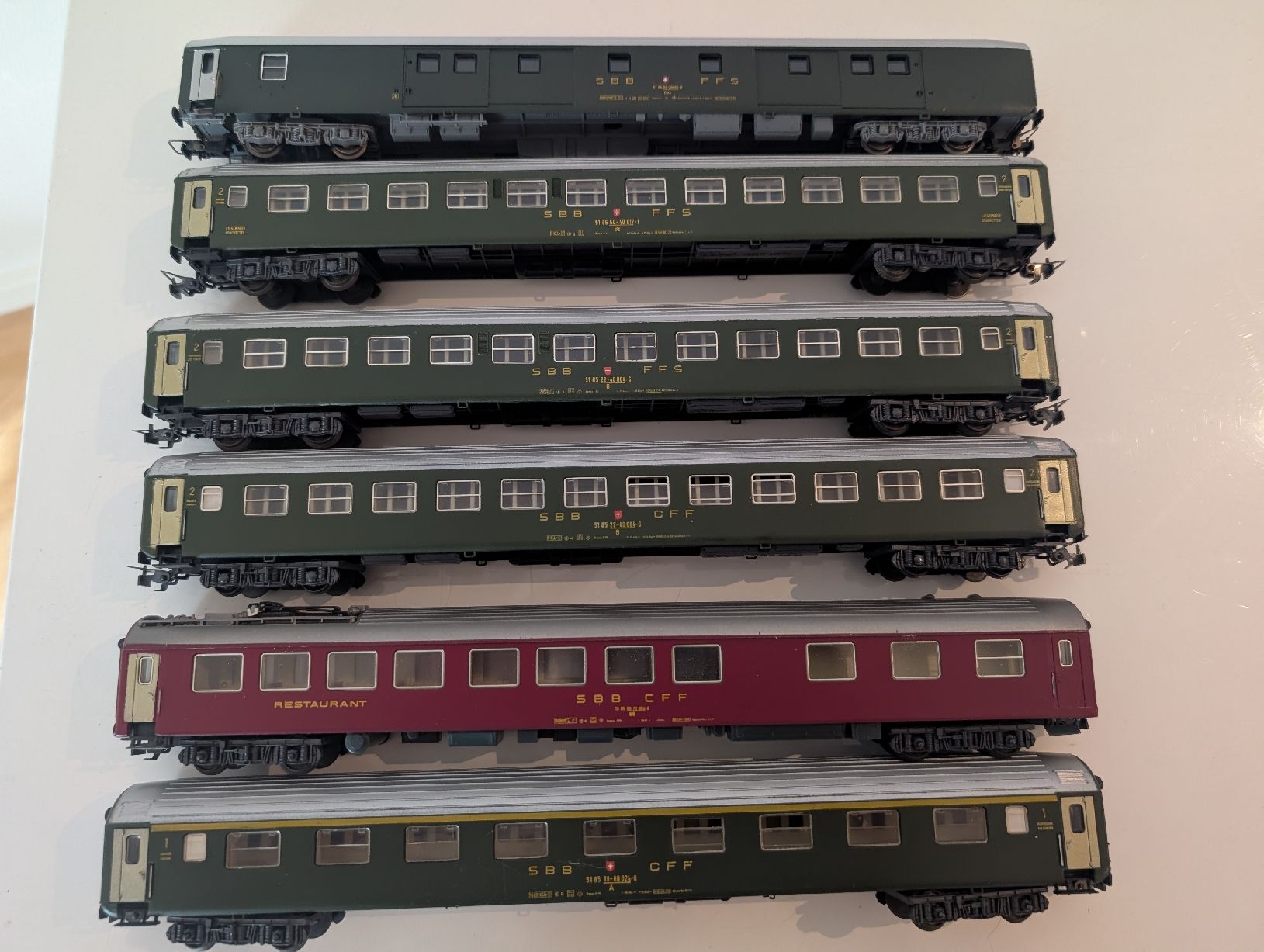 Liliput Modelleisenbahnen: Liliput SBB Reisezugwagen – Gebraucht aus Stein/AG von sborn