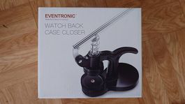 Watch back case closer