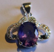 18,55 CTS AMETHYST CRYSTAL ANHÄNGER