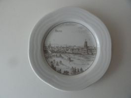 Kleiner Teller Ansicht der Stadt Bern Langenthaler Portellan