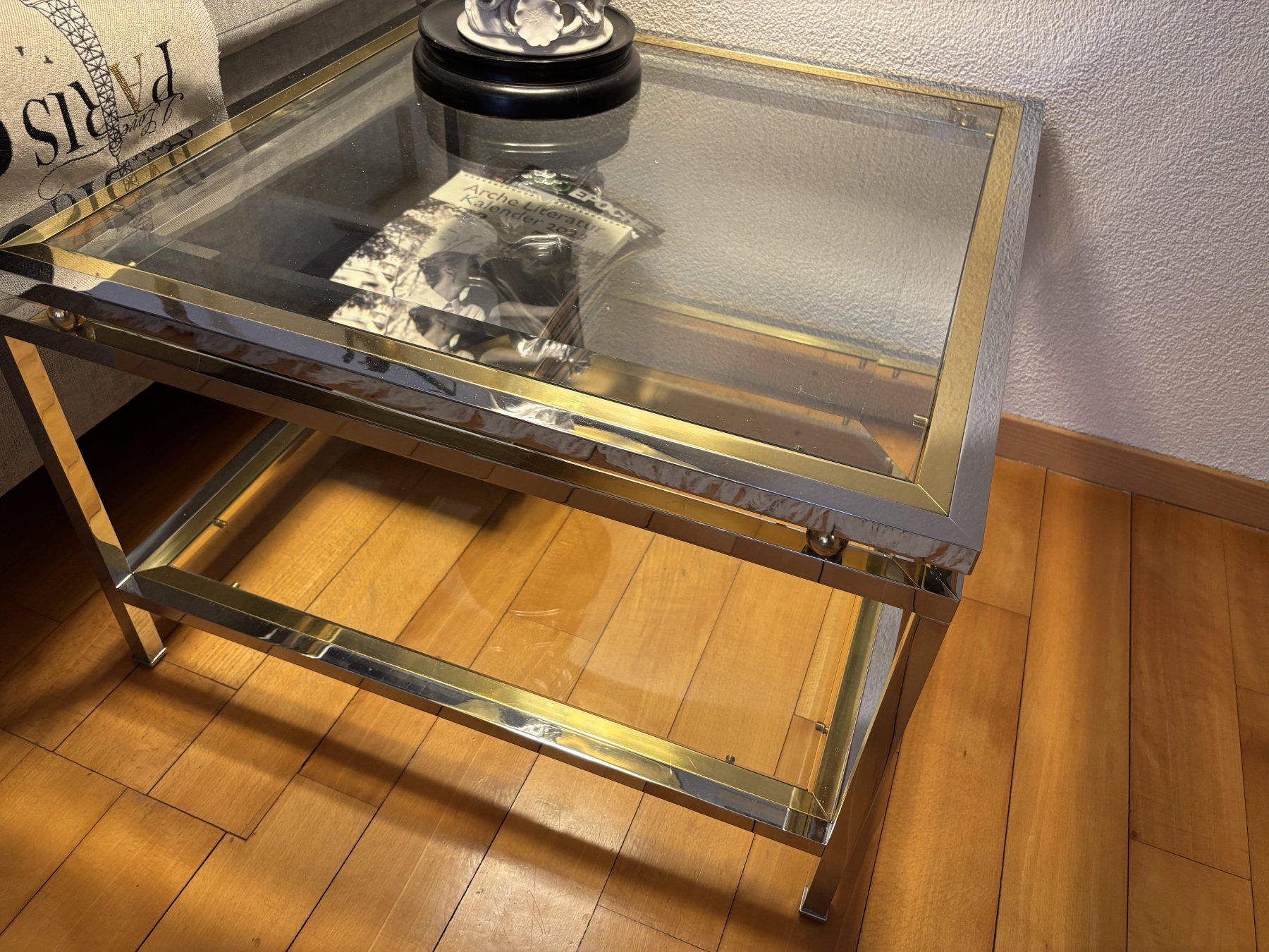 Tavoli: Salontisch klein mit Glasplatte – Usato da Studen BE venduto da dan32251