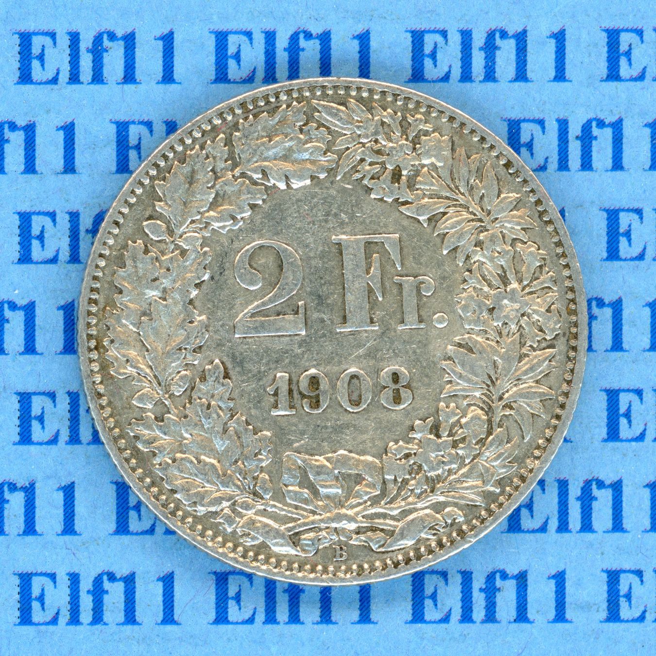 Alle Münzen: CHF___2.00 1908 ss-vz 2 Franken – Gebraucht aus Widnau von Elf11