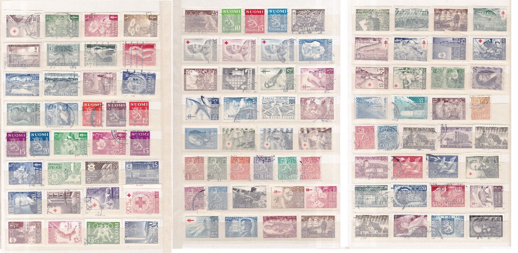 Tutti i francobolli: Briefmarkensammlung "Finnland" – Usato da Münchwilen AG venduto da Nesar 1