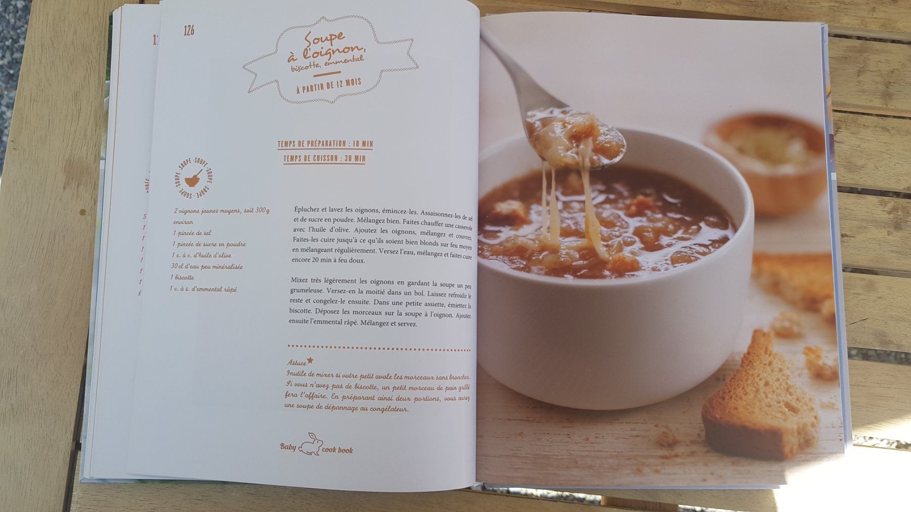Bücher: Baby Cook - 100 purées soupes & compotes – Gebraucht aus Fully von Minouchka 5