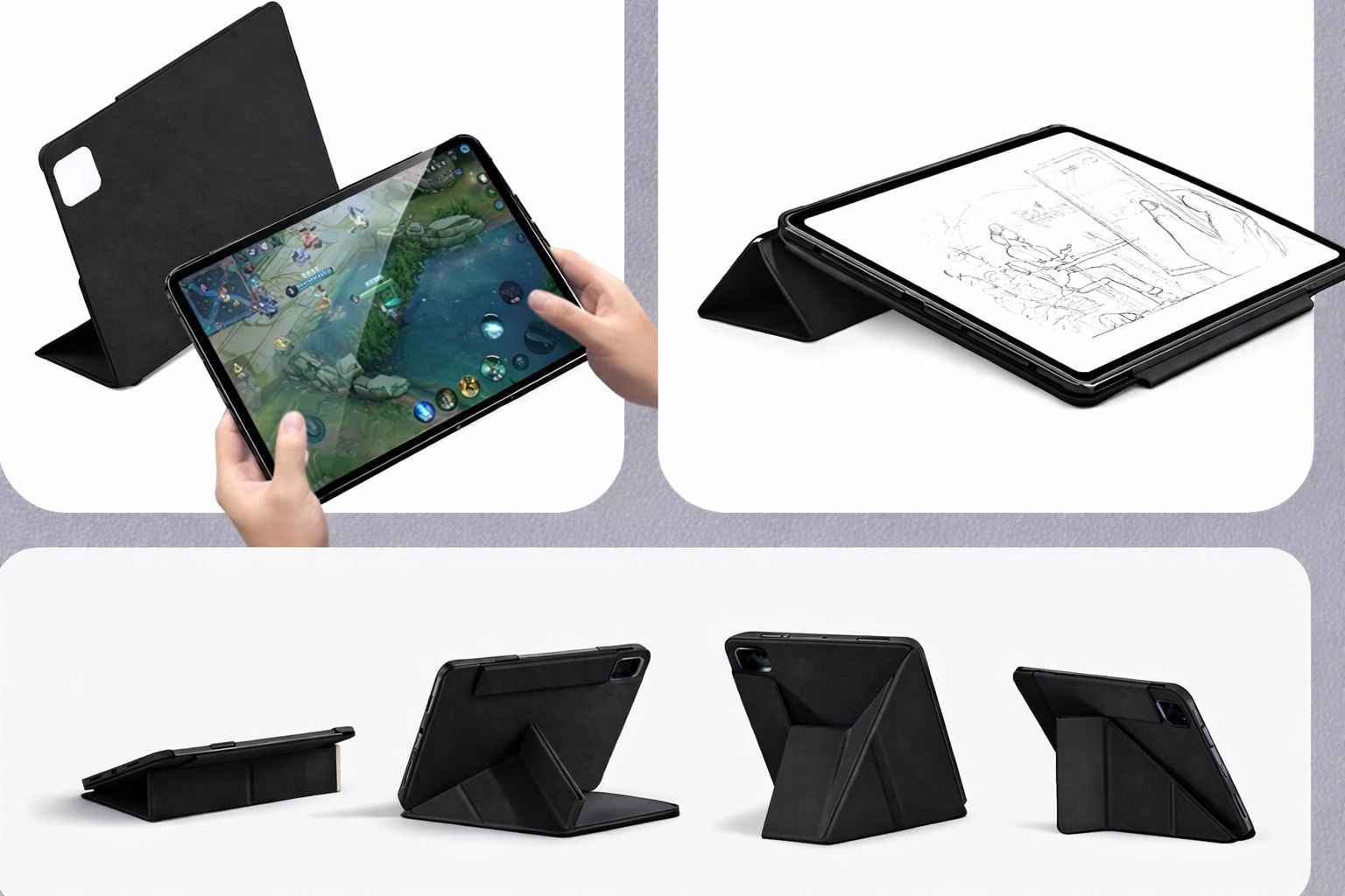 Cover & Protezioni schermo: ipad pro 11''  2025/2024- Housse smartcase support – Nuovo e nell'imballaggio originale da Morges venduto da DigiAC 3