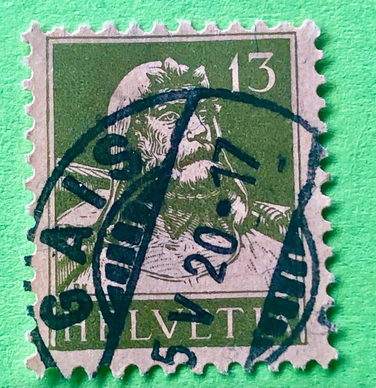 Tutti i francobolli: Nr.139 Tellbrustbild GESTEMPELT     – Usato da Aarau venduto da Billa007