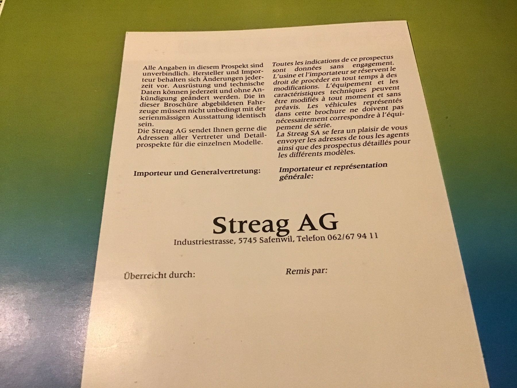 Dokumente: Programm Austin, Rover, Jaguar, Land-Rover, Range Rover – Gebraucht aus Scherzingen von Starseller62 8