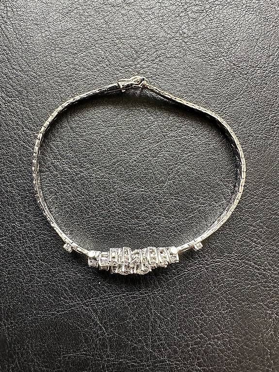 Bracciali & Braccialetti: Splendide bracelet or gris et diamants – Usato da Territet venduto da sstorz 1
