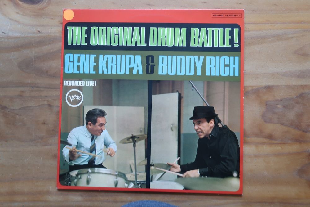 Gene krupa buddy rich drum battle vinyl lp kaufen auf ricardo