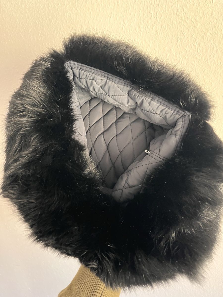 Copricapi, berretti & cappellini: Rabbit Fur Chapka Black – Nuovo (secondo la descrizione) da Genève venduto da 3M_JR 2