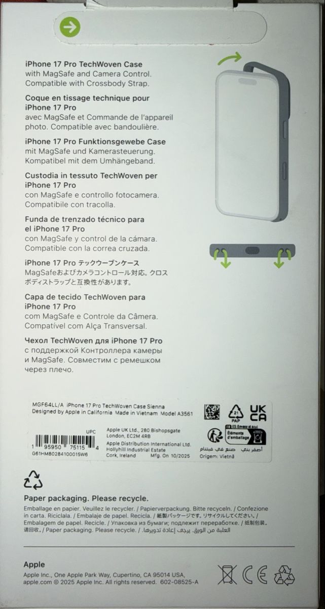 Apple Coques & Protection écran: Apple iPhone 17 Pro TechWoven Case Neu – Neuf avec emballage d'origine à Hittnau par Dbitte 1